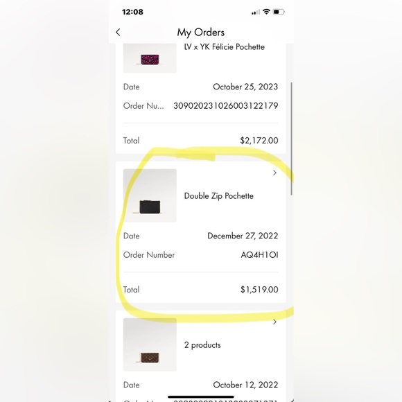 ‼️SOLD‼️Louis Vuitton Empreinte Double Zip Pochette - Picture 17 of 17